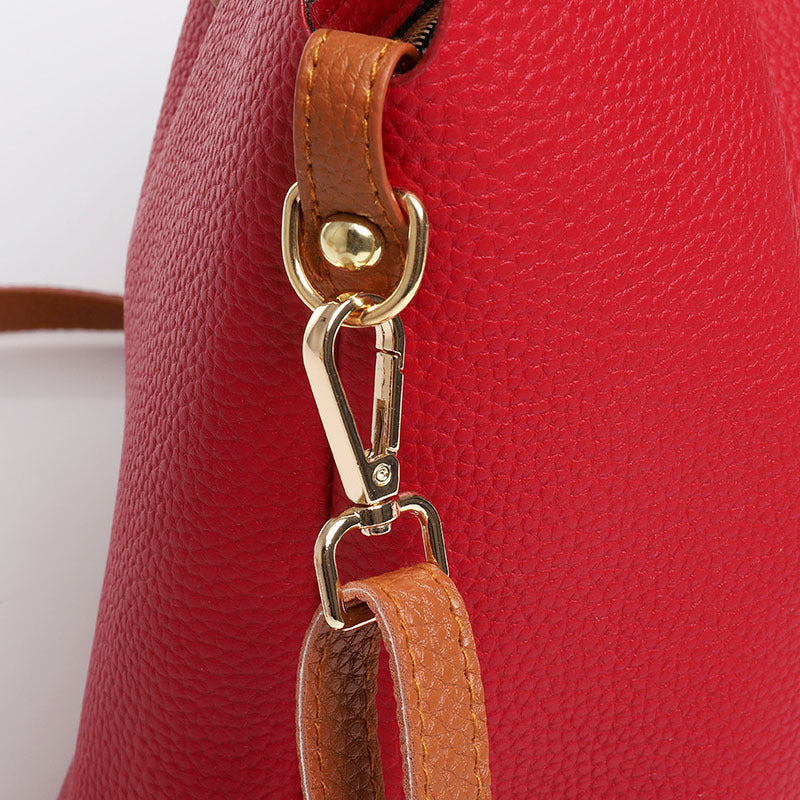 Soft leather ladies handbag